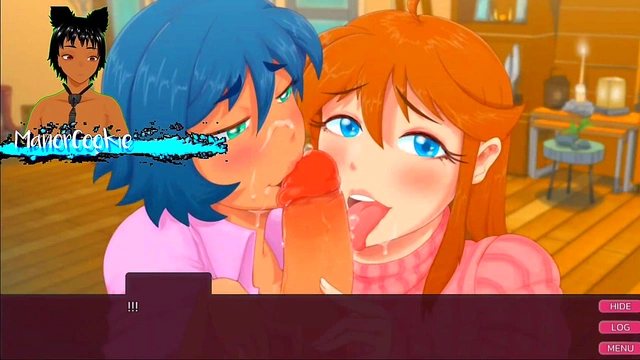 Horny Milf With Big Tits Rides Dick Hard In Comic Style Manga Fantasy Night Orgasm