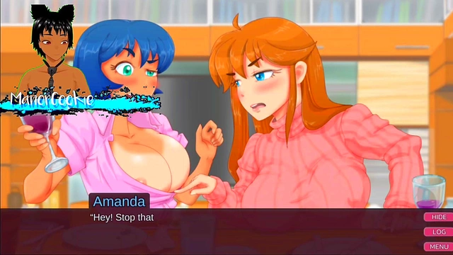 Horny Milf With Big Tits Rides Dick Hard In Comic Style Manga Fantasy Night Orgasm