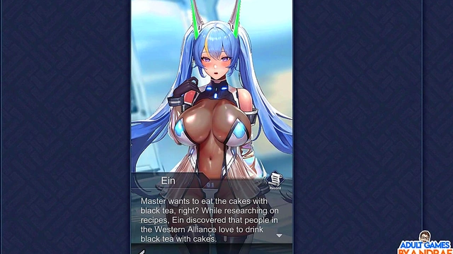 Seductive Anime Babe Shows Off Her Sexy Boobs for Your Pleasure