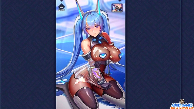 Seductive Anime Babe Shows Off Her Sexy Boobs for Your Pleasure