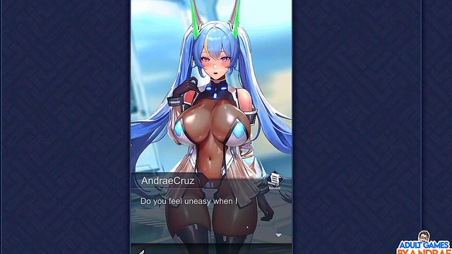 Seductive Anime Babe Shows Off Her Sexy Boobs for Your Pleasure