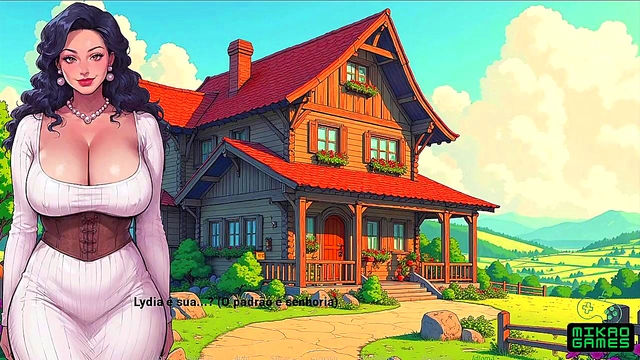 Camp of Friends Russian Voiceover Anime Gay Game Sex Scenes With Cutie Boys Together