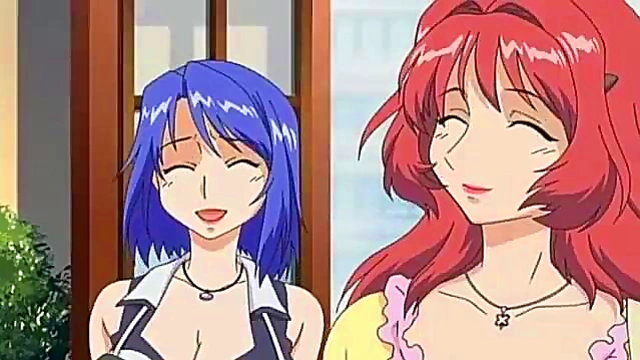 Brunette Anime Babe Gives Blowjob in Rough Sex Scene for Creampie Orgasm