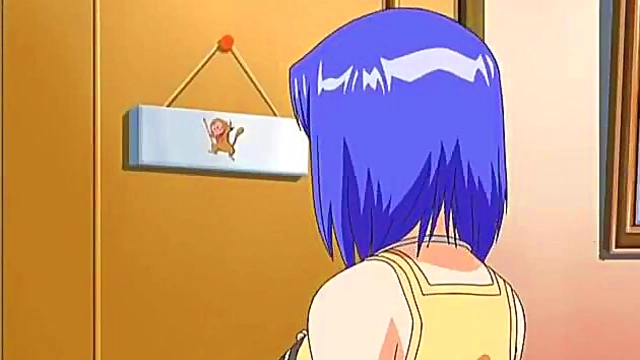 Brunette Anime Babe Gives Blowjob in Rough Sex Scene for Creampie Orgasm