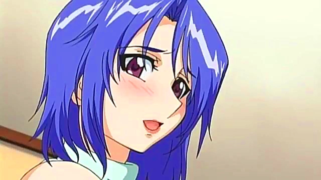 Brunette Anime Babe Gives Blowjob in Rough Sex Scene for Creampie Orgasm