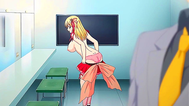 Teen Anime Harem Gets Corrupted for Steamy Gameplay Orgasms & Creampies