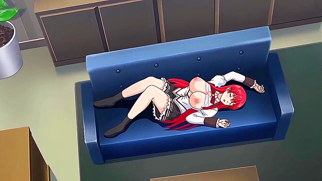 Teen Anime Harem Gets Corrupted for Steamy Gameplay Orgasms & Creampies