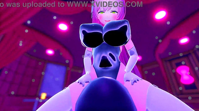 Naughty Toon Couple's Steamy Night Kiss Leads to Anal Adventure Seduction