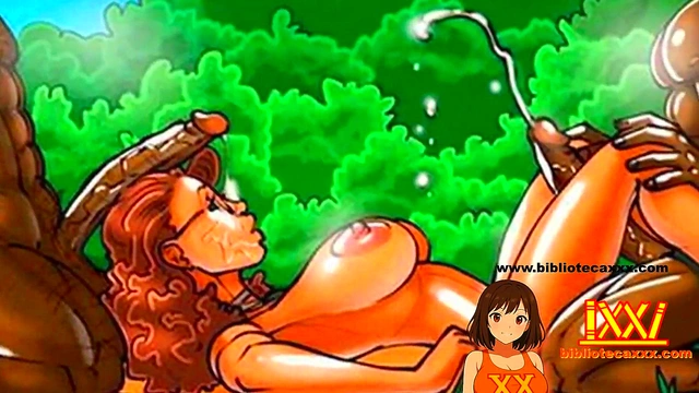 Tied-Up Bunny Girl Rides Dick Hard for Lewd Anime Pleasure Orgasm