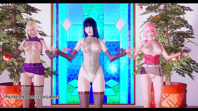 Passionate Taimanin Asagi Engages in Hardcore Anime Group Sex Adventure