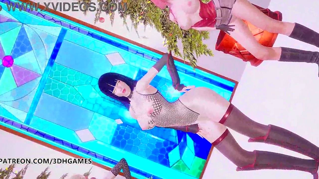 Passionate Taimanin Asagi Engages in Hardcore Anime Group Sex Adventure