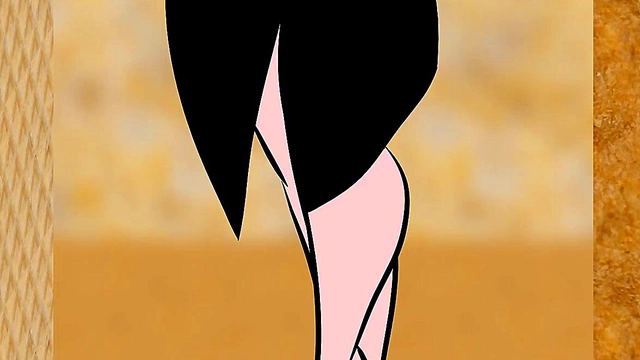 Blonde Anime Babe Gets Big-Cock Blowjob & Creampie In Otaku Sex RPG