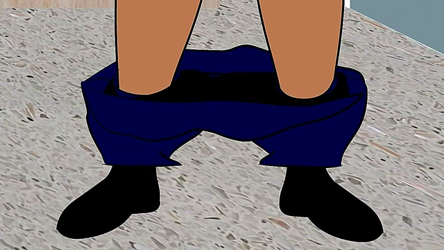 Blonde Anime Babe Gets Big-Cock Blowjob & Creampie In Otaku Sex RPG