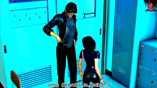 Dearest Blue - Hot Anime Couple's Steamy Sex Scene With Subtitles & Coo