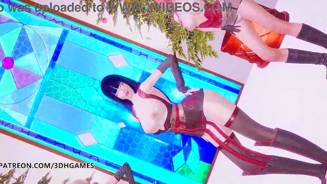 Seductive Red Demon Sucks Hard Dick Before A Hot Anal Fuck Fest