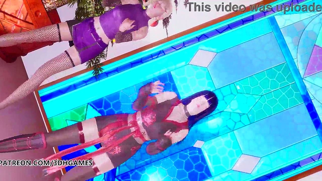 Seductive Red Demon Sucks Hard Dick Before A Hot Anal Fuck Fest