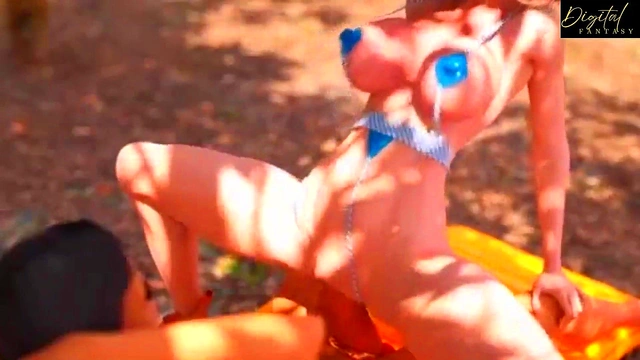 Korean Anime Babe Fucks Big Dick While Fans Watch Live On Stage