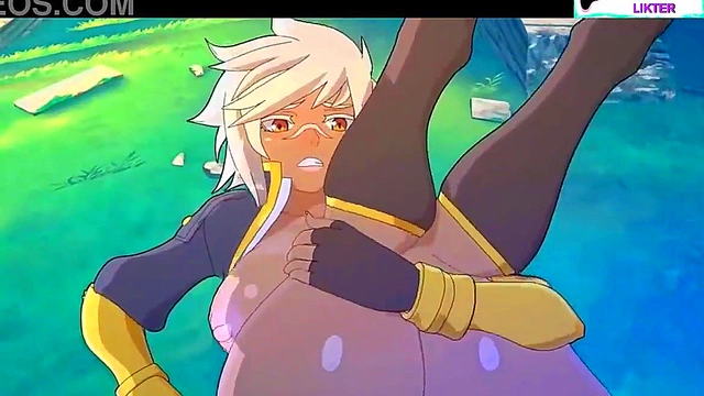 Horny Anime Virgin Fights Enemies for Hardcore Action Sex Scenes