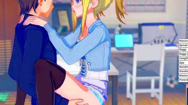 Kizuna Akari Shimakaze Hot Striptease Dance With Big Boobs & Ass Ecchi Showdown