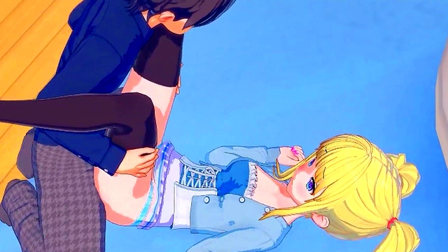 Kizuna Akari Shimakaze Hot Striptease Dance With Big Boobs & Ass Ecchi Showdown