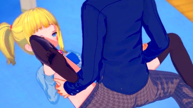 Kizuna Akari Shimakaze Hot Striptease Dance With Big Boobs & Ass Ecchi Showdown