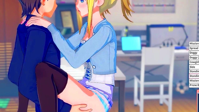 Kizuna Akari Shimakaze Hot Striptease Dance With Big Boobs & Ass Ecchi Showdown