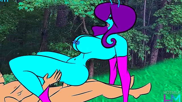 Navia Jumps On Big Dick for Deeper Throat Action & Animated Pussy Shots