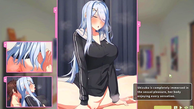 Step Sister Seduces With Giant Tits & Self-Pleasure Cum Show