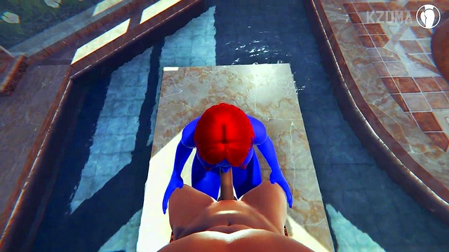 Swimsuit Spy Anya Fucks Grown-Up Style for Ultimate Pleasure Scene