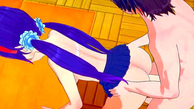 Huge-Busted Esmeralda Gets Threesome Double Penetration Doggy Style Anal