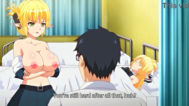 Huge Boobs Bouncing in Anime Sex Scene - Ecchi Hentai Seduction Fantasies