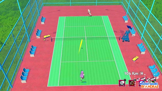 Komi Takes Big Dildo To Her Ass While Fucking A Giant Dick In Her Pussy