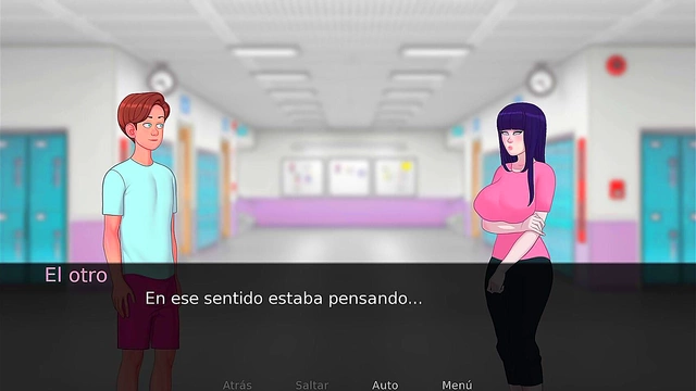 Sexy French Milf Twerks Seductively For Giant Cock In Busty Anime Game