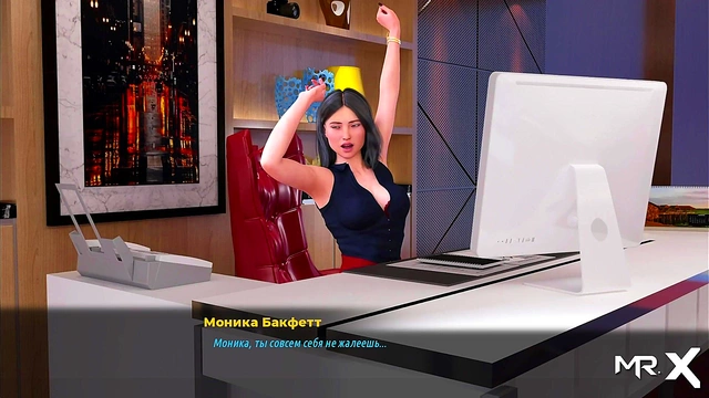 Horny Redhead MILF & Curvy Step-Aunt Engage in Hot 3D Anime Threesome Action