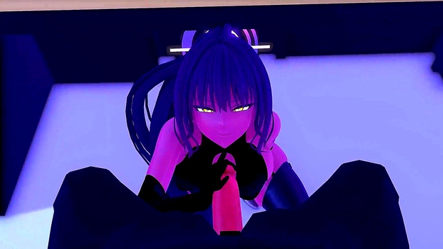 Horny Delva Sucks Big Dick While Her Massive Boobs Shake Seductively