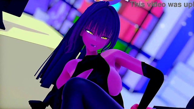 Horny Delva Sucks Big Dick While Her Massive Boobs Shake Seductively