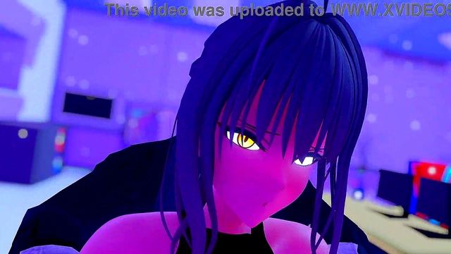 Horny Delva Sucks Big Dick While Her Massive Boobs Shake Seductively