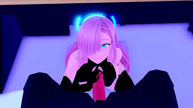 College Virgin Gets Hardcore With Big Dick in Anime Shower Fantasies