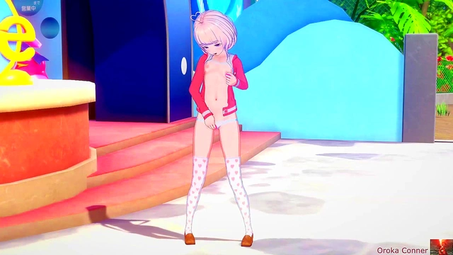 Busty Anime GF Shows Off Costumes for Blowjob & Anal Action Compilation Finale