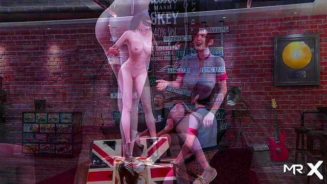 Busty Anime Doll Gets Her Panties Torn for Rough Sex Game Session