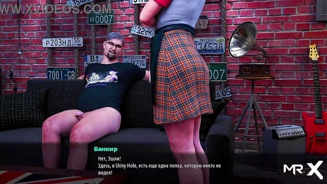 Busty Anime Doll Gets Her Panties Torn for Rough Sex Game Session