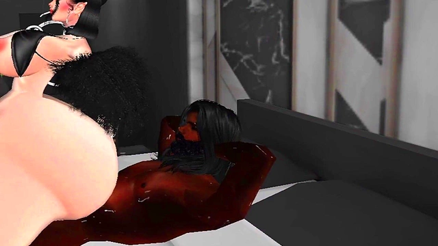 Blonde Babe Gets Big-Cock Pleasure Post-Dinner in Anime Dungeon Creampie Blowjob Orgy