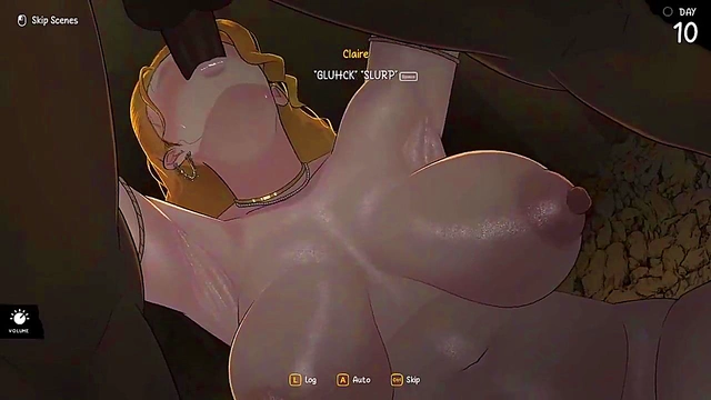 Futa's Seductive World Busty Teen Jerks Off Huge Trans Cock for Pleasure