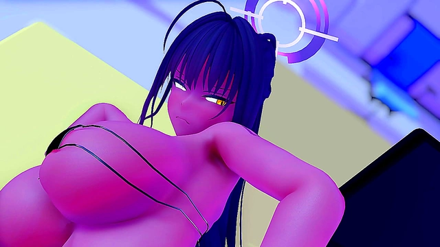 Big-Breasted Delva & Evelyn Satisfy Each Other With Hot Anime Sex
