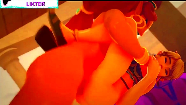 Hot Blonde Mercy Gets Big Dick In Ass During VR POV Anime Sex Session