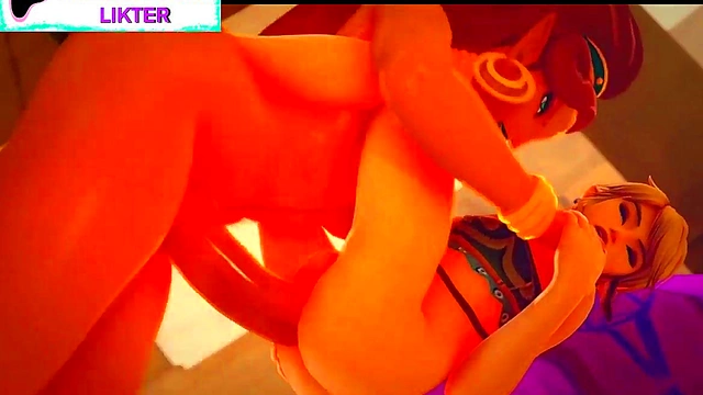 Hot Blonde Mercy Gets Big Dick In Ass During VR POV Anime Sex Session