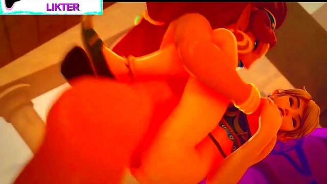 Hot Blonde Mercy Gets Big Dick In Ass During VR POV Anime Sex Session