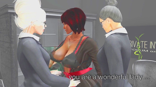 Teen Shion's Threesome with Monsters Ends in Subtitled Tentacle Orgasms