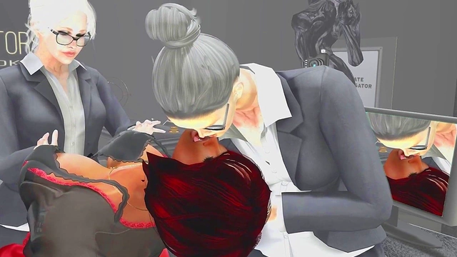 Teen Shion's Threesome with Monsters Ends in Subtitled Tentacle Orgasms