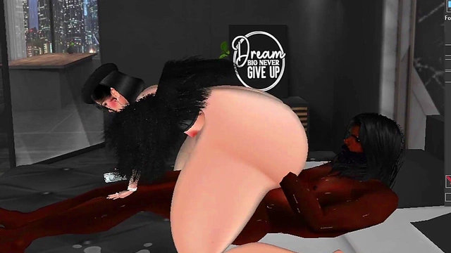 Furry Cartoon Sex With Big Ass & Tits Ends In Hard Fuck And creampie Orgasm